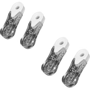 4Pcs Cord Weight Plastic Clear Safety Handles for Vertical Blinds, Blinds, Roller Blinds, Curtain Parts(88 x 30 x 14mm)