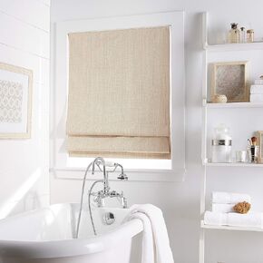 Curtainworks Jolie Window Shade, 23" W x 64" L, Linen