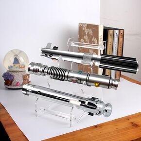 WANLIAN Lightsaber Storage Stand Three-layer acrylic Lightsaber Display Stand Desktop Lightsaber Stand (Transparent)
