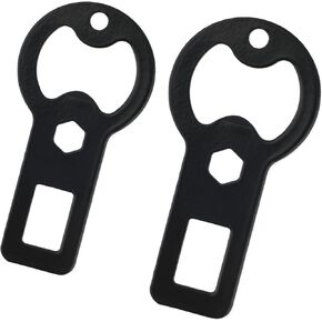 2pcs Flat Bottle Opener, Stainless Steel Beer Opener Metal Portable Beer Bottle Opener Key Chain Durable Bartender Bottle Cap Opener Keychain Keyring Ring for Home Kitchen Restaurant Bar