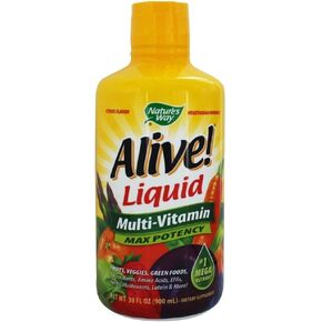 Nature's Way Alive! Multi-vitamin Max Potency Citrus Flavor 30 Oz. (Pack Of 2)