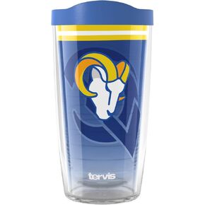 كوب معزول بمروحة من Tervis NFL Los Angeles Rams-Forever، 16oz، كلاسيكي