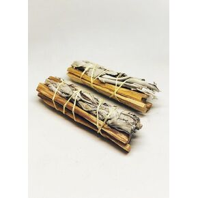 ecuador florida Set of 2 Palo Santo and Sage Smudge Sticks,Brown