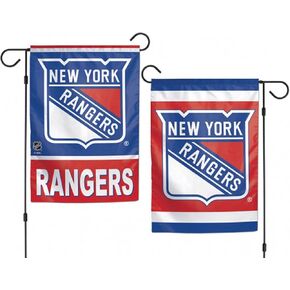 علم حديقة Wincraft NHL New York Rangers Garden، 11 بوصة × 15 بوصة، لون الفريق