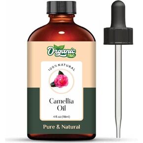Camellia (Camellia Japonica) Oil | Pure & Natural Carrier Oil for Skincare, Hair Care & Massage - 118ml/3.99fl oz