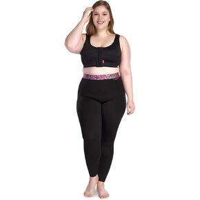 بنطال ضيق LIPOELASTIC مع ضغط طبي - مضاد للسيلوليت (M+، أسود)