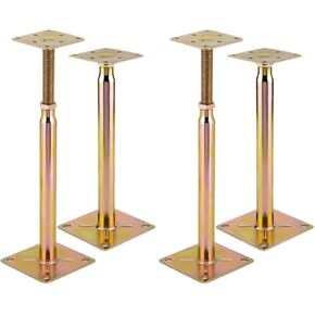 Adjustable Floor Jack Post-10-13" Range of Adjustment,Mini Screw Jack,Telescoping Jack for Temporary Support 4PACK.
