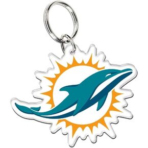 Wincraft NFL 21141013 Miami Dolphins Premium Acrylic Key Ring