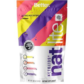 Pruvit Keto//OS® NAT Lite Supplement for Improving Brain Function, Digestion and Boosting Metabolism 5.9 OZ - 20 Count
