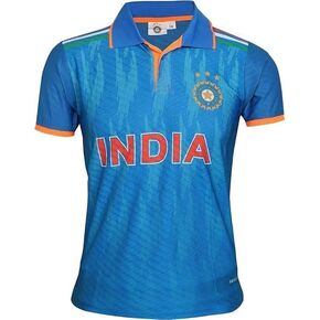 KNK Cricket India Jersey 2024 Fan Supporter T-Shirt Cricket Team Uniform Kids to Adult