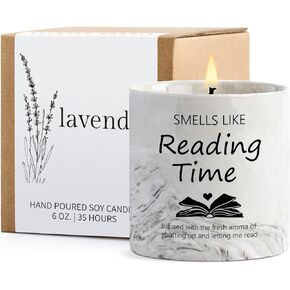 Book Gifts for Book Lovers, Book Lover Candle, Book Lovers Gifts for Readers Bookish Gifts Christmas, Birthday, College Gifts for Book Lovers Women, Bookworm, Librarian, Men, Readers, Author