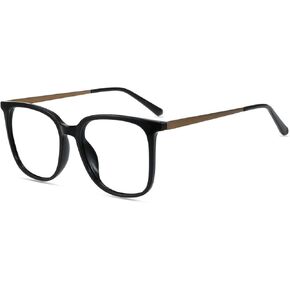 Firmoo Blue Light Blocking Glasses for Men/Women, Square Computer Eyewear Anti Eye Strain Glasses