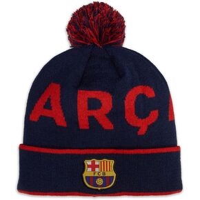 Icon Sports Officially Licensed World Clubs Pom Beanie - Premium Soft Knit Winter Hat for Soccer Fans, Warm Soccer Fan Gear