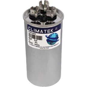 مكثف دائري ClimaTek - يناسب York # 024-25894-700 S1-02425894700 | 40/5 فائق التوهج MFD 370/440 فولت تيار متردد in Kuwait