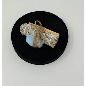White Sage Stick with Crystal