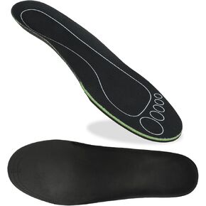 Yoosolle Liquid Massaging Orthotic Insoles - Arch Support Plantar Fasciitis Shoe Insole for Man and Women, Shock Absorbing, Walking, Pain Relief, Comfort, Promote Foot Health & Wellness (Black, M)