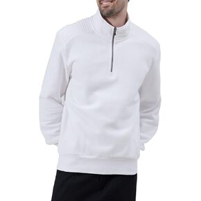Men's Quarter-Zip Light Fleece Lined Sweatshirts S-3XL