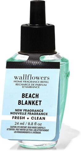Beach Blanket Wallflowers Fragrance Refill by Bath Bod Works, 0.8 fl oz / 24 mL Each, Full Size, Pack of 2 in Saudi Arabia