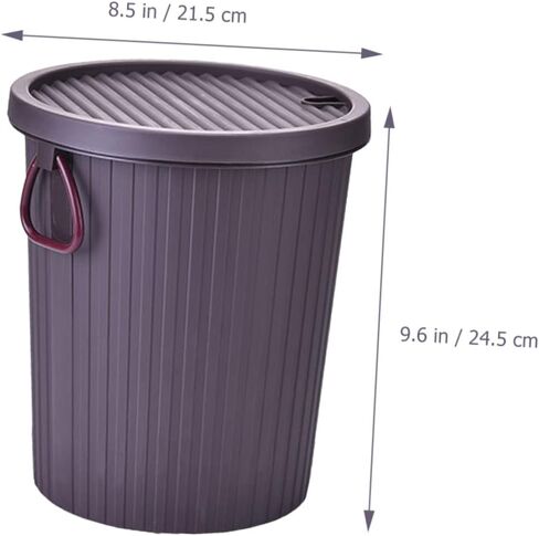 LIFKOME Tea Dregs Drainage Bucket Waste Basket for Office Desk Garbage Can Bins with Lids Rubbish Container Tea Dregs Trash Can Tea Dregs Bucket Household Cleaning Tool Trash Can with Lid in Saudi Arabia