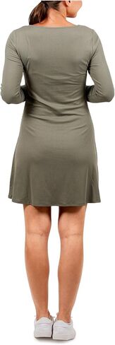 فستان قصير نسائي منسوج ومضلع برباط أمامي للصغار in Kuwait