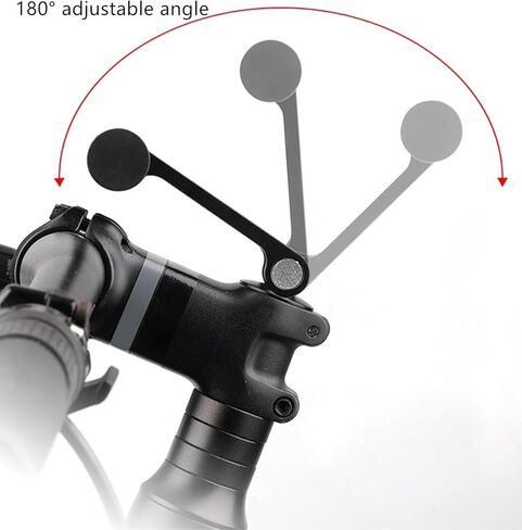 ESUPPORT Bike Headset Handlebar Extender for Holding Bicycle Speedometer GPS Phone Mount Holder Lightweight(Black) in Kuwait