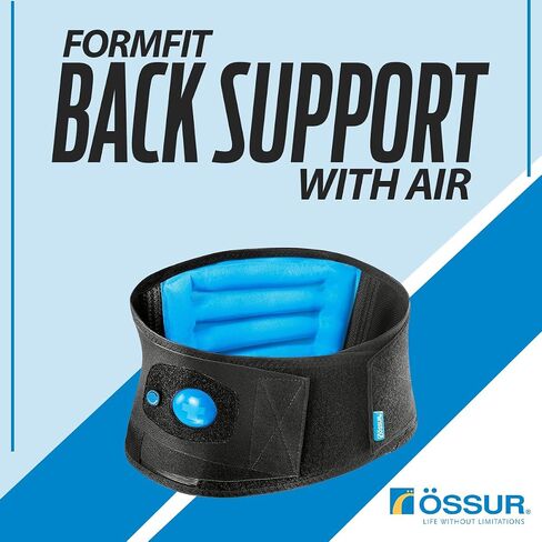 Össur Formfit دعم الهواء للظهر - دعامة قطنية متقدمة لتخفيف الألم وتصحيح الوضعية وصحة العمود الفقري مع وسادة هوائية مريحة (كبير جدًا) in Saudi Arabia