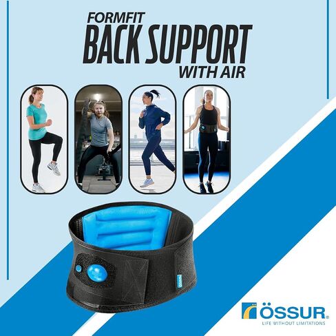 Össur Formfit دعم الهواء للظهر - دعامة قطنية متقدمة لتخفيف الألم وتصحيح الوضعية وصحة العمود الفقري مع وسادة هوائية مريحة (كبير جدًا) in Saudi Arabia