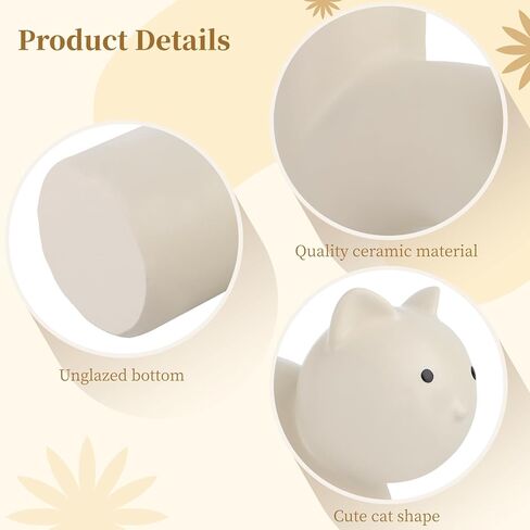 مزهرية سيراميك على شكل قطة، مزهرية مزخرفة على شكل قطة، مزهرية مزخرفة بالزهور على شكل قطة، قطعة مركزية لطاولة القطط، مزهرية أنبوبية لطيفة على شكل حرف U للمنزل وغرفة المعيشة وغرفة النوم والمكتب in Kuwait