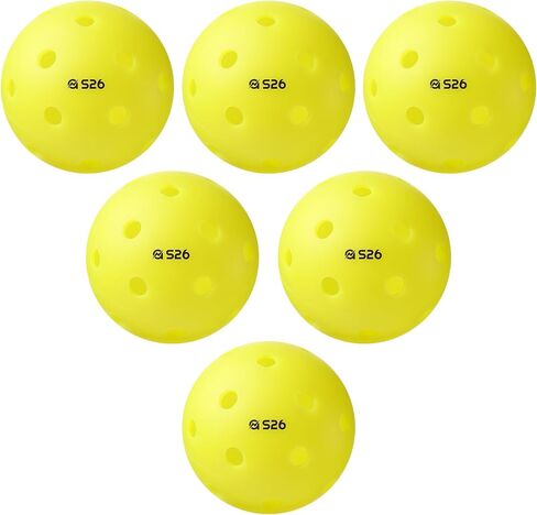 A11N SPORTS S26 Indoor Pickleballs- Consistent Bounce, Easy to Control and Durable Application - USAPA Approved - Ideal for All Ages - Available in Blue and Yellow in Saudi Arabia