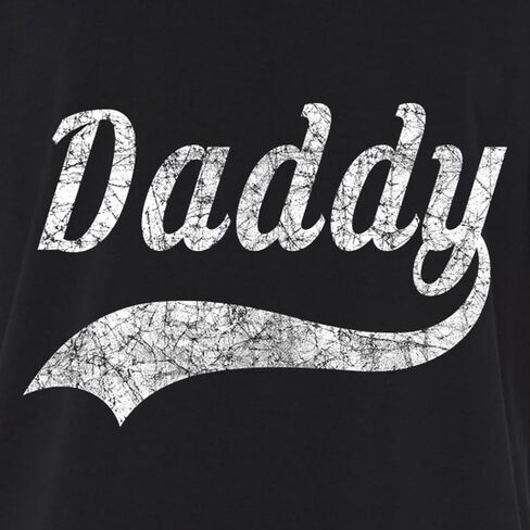 Daddy Distressed Classic Baseball Style T-Shirt Dad Shirts in Kuwait