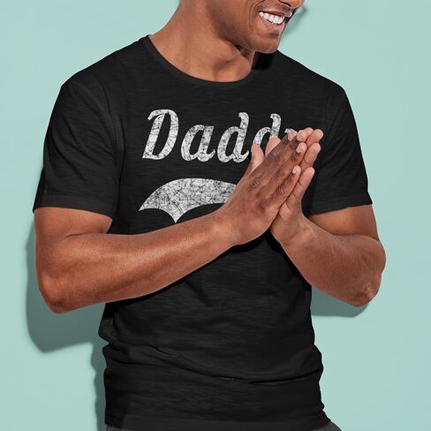Daddy Distressed Classic Baseball Style T-Shirt Dad Shirts in Kuwait