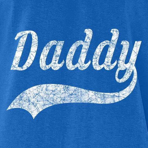 Daddy Distressed Classic Baseball Style T-Shirt Dad Shirts in Kuwait