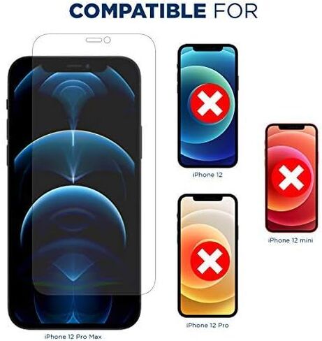 واقي شاشة Tech Armor لهاتف iPhone 15 Pro Max مقاس 6.7 بوصة - فيلم شفاف عالي الدقة، حماية فائقة للشاشة، وضوح كريستالي واضح، سهل التركيب، جودة ممتازة، 4 عبوات in Kuwait