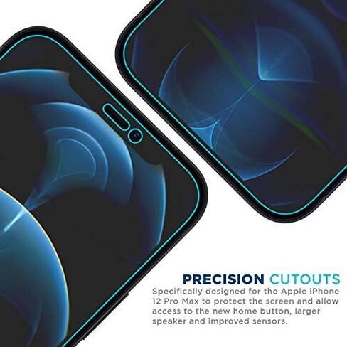 واقي شاشة Tech Armor لهاتف iPhone 15 Pro Max مقاس 6.7 بوصة - فيلم شفاف عالي الدقة، حماية فائقة للشاشة، وضوح كريستالي واضح، سهل التركيب، جودة ممتازة، 4 عبوات in Kuwait
