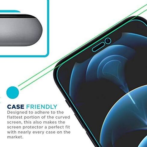 واقي شاشة Tech Armor لهاتف iPhone 15 Pro Max مقاس 6.7 بوصة - فيلم شفاف عالي الدقة، حماية فائقة للشاشة، وضوح كريستالي واضح، سهل التركيب، جودة ممتازة، 4 عبوات in Kuwait