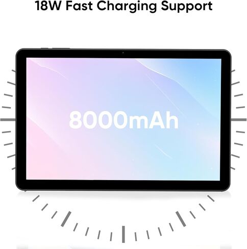 تابلت 10 بوصة أندرويد 14، 10 جيجابايت رام + 64 جيجابايت روم، كمبيوتر لوحي ثماني النواة مع نظام تحديد المواقع العالمي، 8000 مللي أمبير، شاشة 1280 × 800 فل اتش دي، كاميرا مزدوجة 5 ميجابكسل + 8 ميجابكسل، واي فاي، بلوتوث، نظام تحديد المواقع in Kuwait