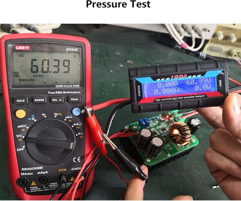محلل طاقة بقدرة 150 أمبير وات عالي الدقة RC مع شاشة LCD رقمية لقياس الجهد (V) والتيار (A) والطاقة (W) والشحن (Ah) والطاقة (Wh) in Saudi Arabia