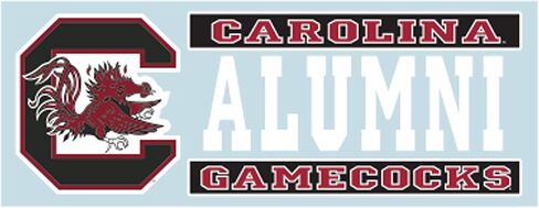 Craftique South Carolina Decal (C GAMECOCK ALUMNI DECAL (6''), 6 in) in Saudi Arabia