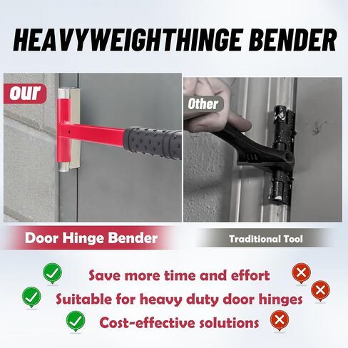 Heavy Weight .134 and .180 Gauge Door Hinge Adjustment Tool Hinge Bender Tool Hinges Gap Adjusting Wrench for Standard and Commercial Door Hinge Heavy Weight Knuckle Bender Pin Fixer in Saudi Arabia
