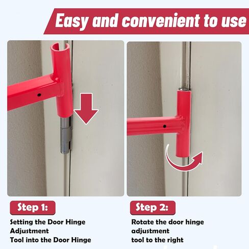 Heavy Weight .134 and .180 Gauge Door Hinge Adjustment Tool Hinge Bender Tool Hinges Gap Adjusting Wrench for Standard and Commercial Door Hinge Heavy Weight Knuckle Bender Pin Fixer in Saudi Arabia