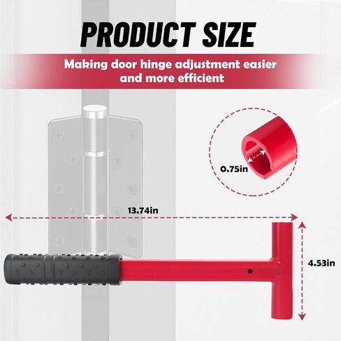Heavy Weight .134 and .180 Gauge Door Hinge Adjustment Tool Hinge Bender Tool Hinges Gap Adjusting Wrench for Standard and Commercial Door Hinge Heavy Weight Knuckle Bender Pin Fixer in Saudi Arabia