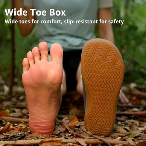 حذاء STQ النسائي البسيط حافي القدمين بمقدمة عريضة وصندوق تجريبي للجري والمشي | نعل صفر قطرة | حذاء رياضي عصري واسع العرض in Kuwait