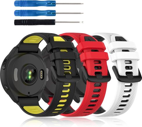 VINIUSIKI Sport Silicone Bands for Garmin Forerunner 955/965 / 945/935, 22mm Replacement Straps for Fenix 7 Pro, Fenix 6 Pro, Fenix 5 Plus Smart Watch in Saudi Arabia