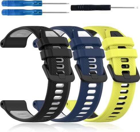 VINIUSIKI Sport Silicone Bands for Garmin Forerunner 955/965 / 945/935, 22mm Replacement Straps for Fenix 7 Pro, Fenix 6 Pro, Fenix 5 Plus Smart Watch in Saudi Arabia