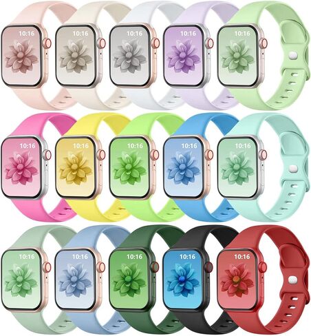 GEAK 15Pack Compatible with Apple Watch Bands for Women 38mm 40mm 41mm 42mm in Saudi Arabia