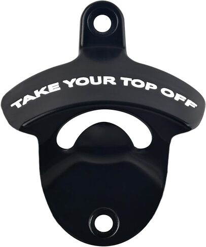 Black Bottle Opener Wall Mounted Beer Cap Opener, Stainless Soda Bottle Top Opener Post Mounted for Cooler Cart in Saudi Arabia