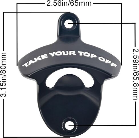 Black Bottle Opener Wall Mounted Beer Cap Opener, Stainless Soda Bottle Top Opener Post Mounted for Cooler Cart in Saudi Arabia