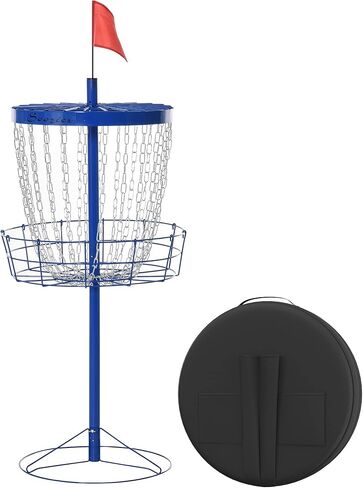 Soozier Portable Disc Golf Basket Target with 24-Chain, Travel Bag in Saudi Arabia