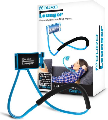 حامل رقبة هاتف Aduro، حامل هاتف برقبة معقوفة لتحرير يديك متوافق مع هاتف Apple iPhone Android الذكي in Kuwait