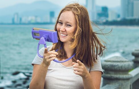 حامل رقبة هاتف Aduro، حامل هاتف برقبة معقوفة لتحرير يديك متوافق مع هاتف Apple iPhone Android الذكي in Kuwait